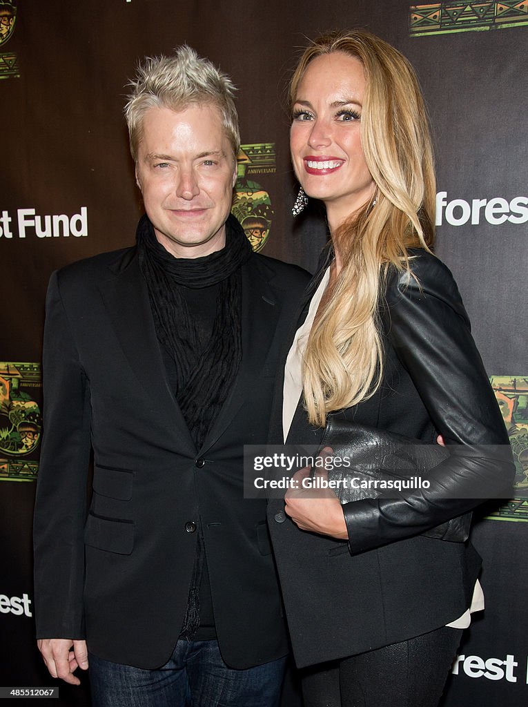 Chris Botti and Caroline Campbell attend the after party for the 25th