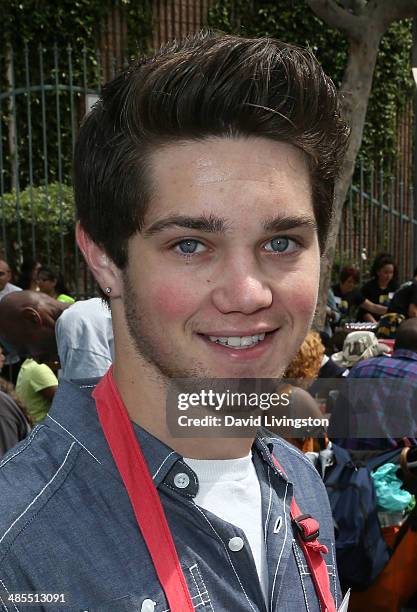 Actor Jimmy Deshler attends the L.A. Mission Easter Celebration of New Life for the Homeless at the Los Angeles Mission on April 18, 2014 in Los...