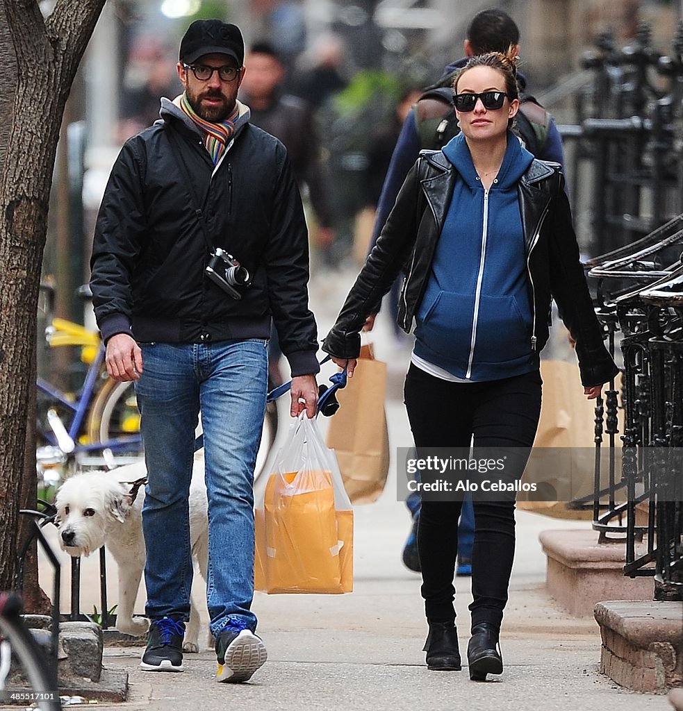 Celebrity Sightings In New York City - April 18, 2014