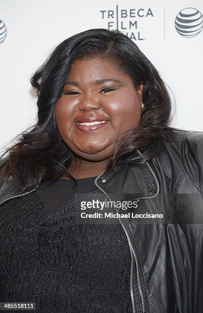 Gabby Sidibe attends the "Life Partners" premiere during the 2014 Tribeca Film Festival at SVA Theater on April 18, 2014 in New York City.
