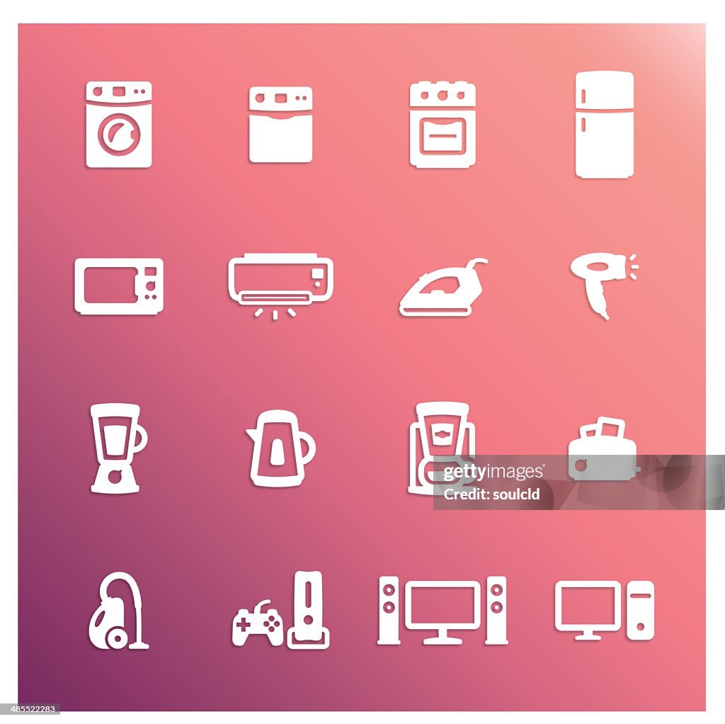 Home Appliances Icons