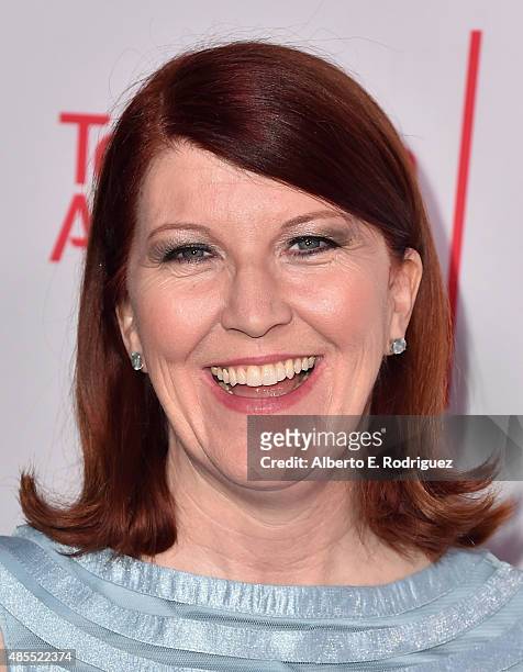 Actress Kate Flannery attends a cocktail party celebrating dynamic and diverse nominees for the 67th Emmy Awards hosted by the Academy of Television...