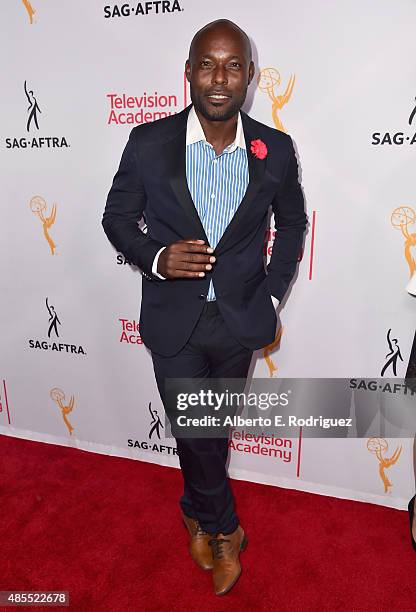 Actor Jimmy Jean-Louis attends a cocktail party celebrating dynamic and diverse nominees for the 67th Emmy Awards hosted by the Academy of Television...