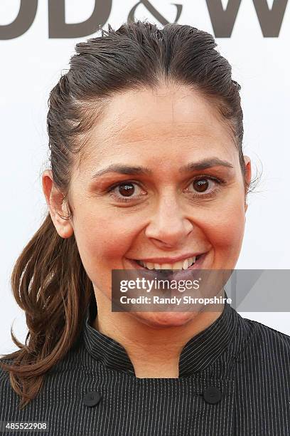 Chef Antonia Lofaso attends the 5th Annual Los Angeles Food & Wine Festival on August 27, 2015 in Los Angeles, California.