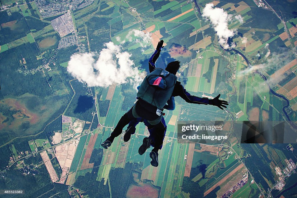 Parachute jumping