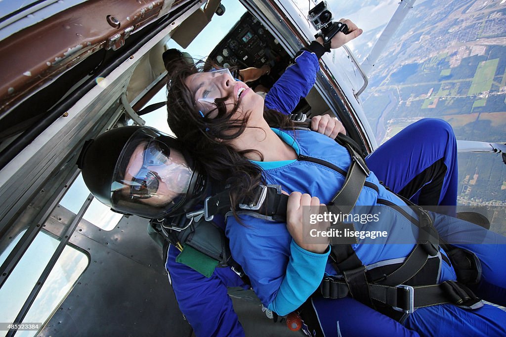 Parachute jumping
