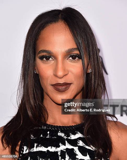 Actress Megalyn E.K. Attends a cocktail party celebrating dynamic and diverse nominees for the 67th Emmy Awards hosted by the Academy of Television...