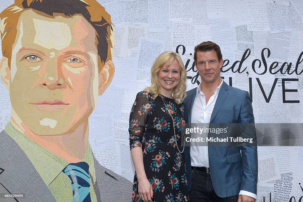 Eric Mabius & Kristin Booth Celebrate Hallmark Channel Original Series' "Signed, Sealed, Delivered"