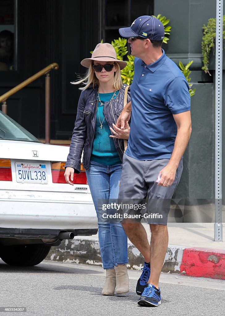 Celebrity Sightings In Los Angeles - April 18, 2014