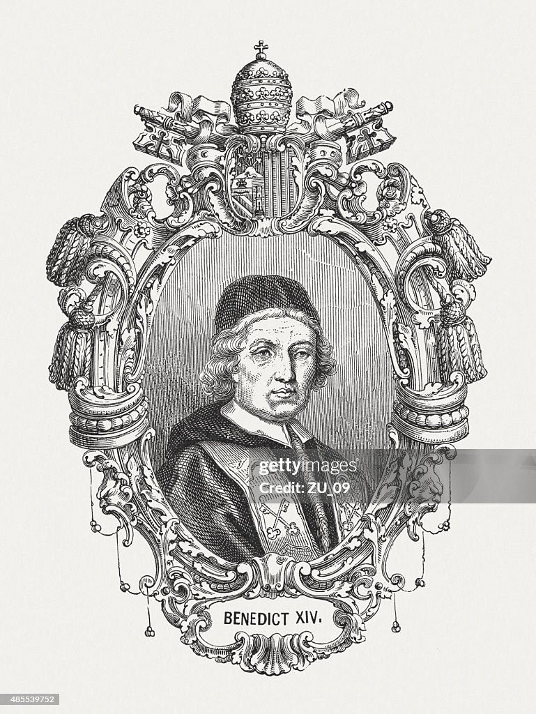 Pope Benedict XIV (1675 - 1758), published in 1878