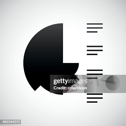Coxcomb Chart icon on a white background. Coxcomb Chart icon on a white background.