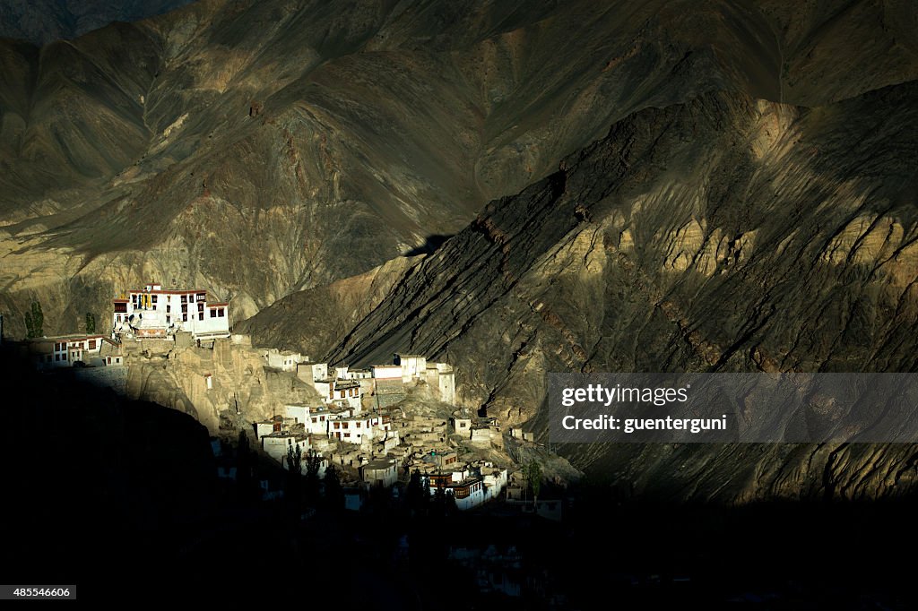 Monasterio de Lamayuru en Ladakh, el norte de la India
