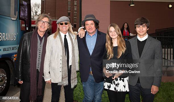 Tom Peterson, Robin Zander, Julian Raymond, Ava Raymond, and Max Raymond attends day 2 of the 2014 Nashville Film Festival at Regal Green Hills on...