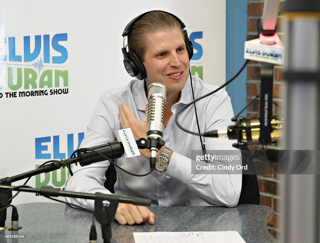Eric Trump Visits "The Elvis Duran Z100 Morning Show"