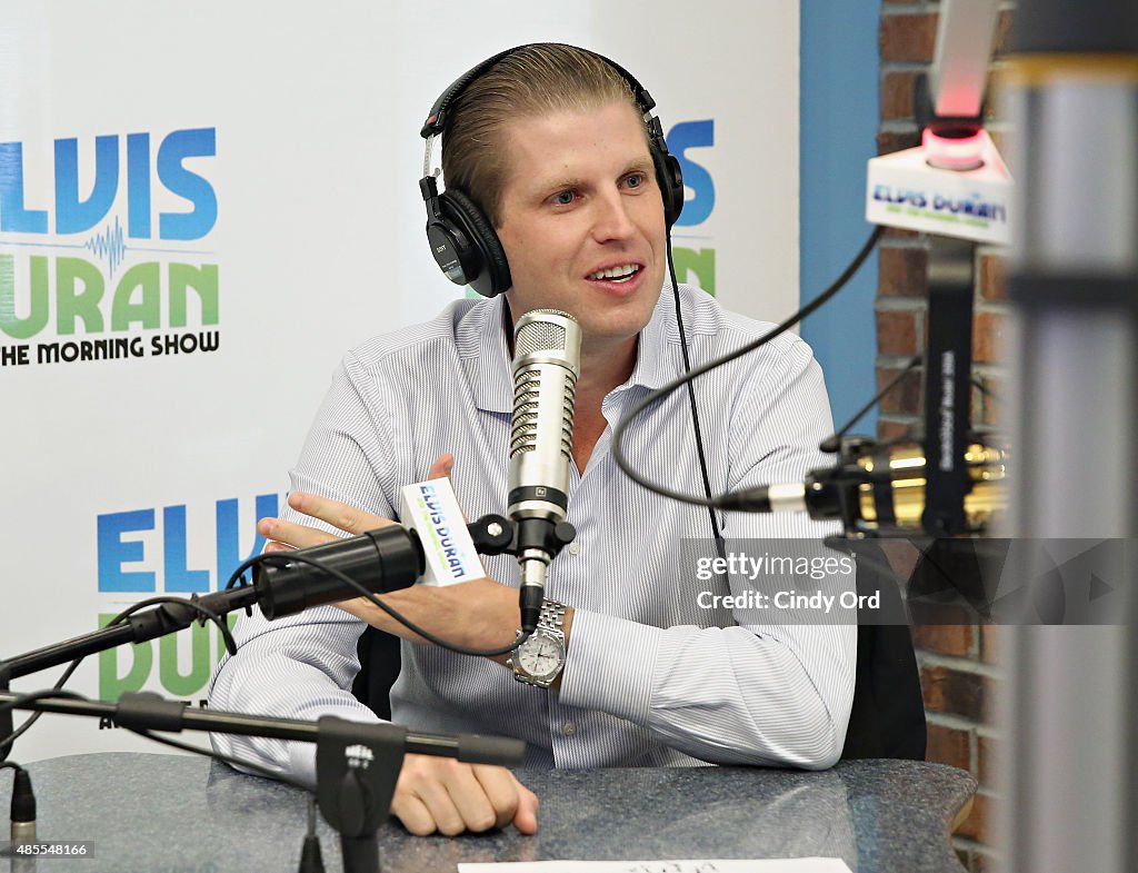 Eric Trump Visits "The Elvis Duran Z100 Morning Show"