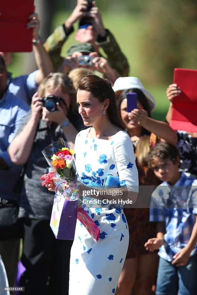The Duke And Duchess Of Cambridge Tour Australia And New Zealand - Day 13