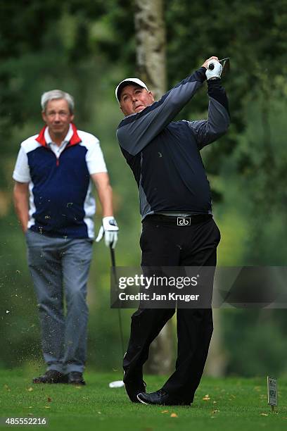 David Smith of Swinton Park GC during the Golfplan Insurance PGA Pro-Captain Challenge - North West Qualifier at Dunham Forest Golf Club on August...