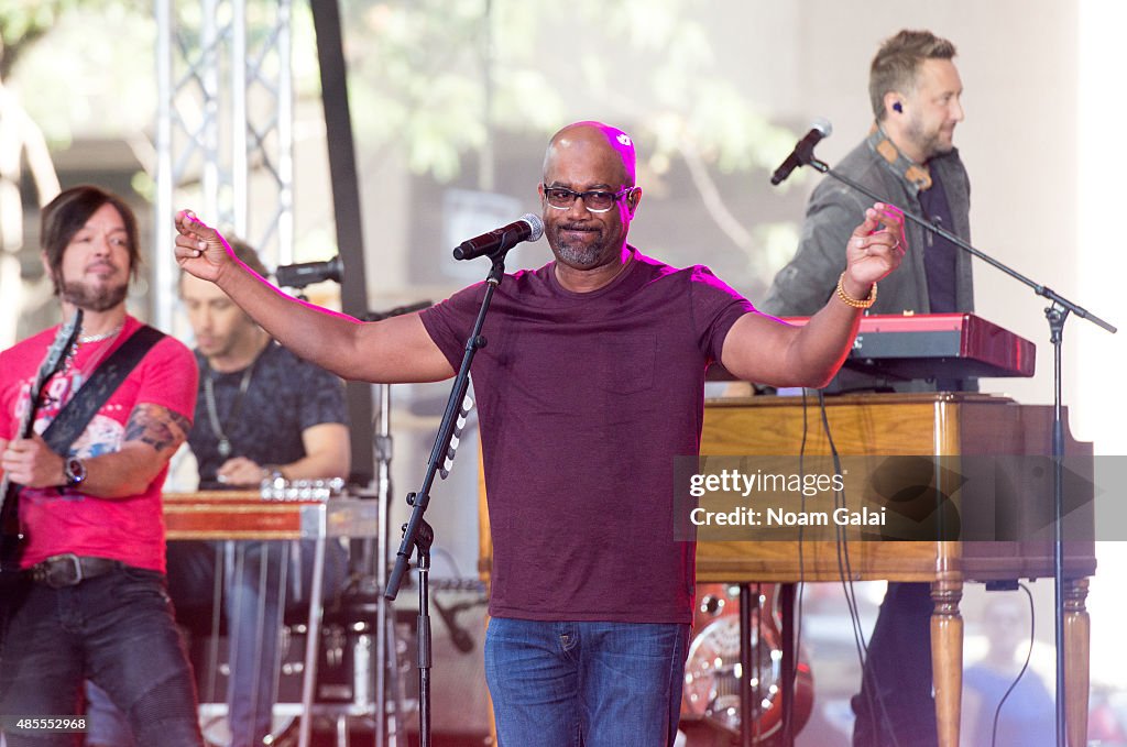 Darius Rucker Performs On NBC's "Today"