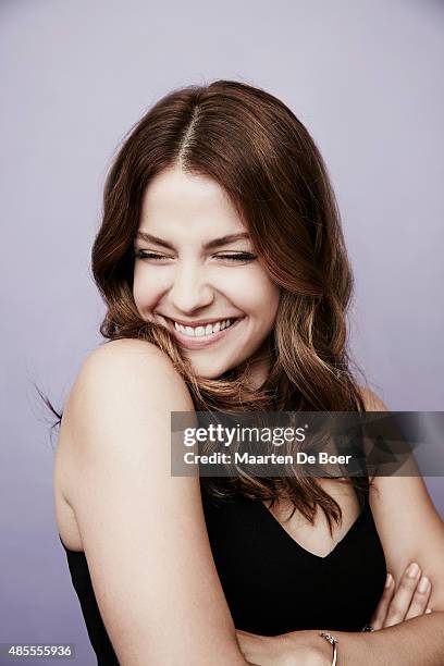 Actress Paige Spara from ABC Family's 'Kevin From Work' poses in the Getty Images Portrait Studio powered by Samsung Galaxy at the 2015 Summer TCA's...