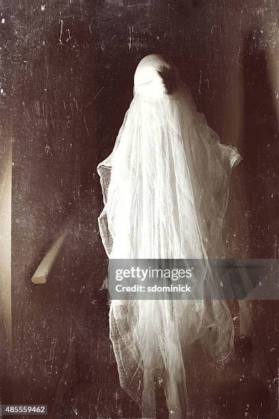 paranormal ghost fotografia - fantasma imagens e fotografias de stock