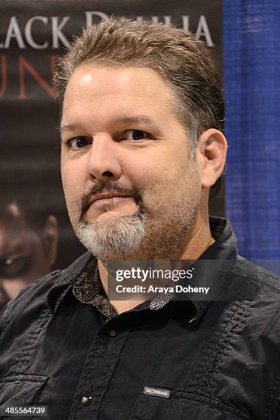 Britt Griffith attends the Star Crossed press panel at WonderCon Anaheim 2014 - Day 1 at Anaheim Convention Center on April 18, 2014 in Anaheim,...