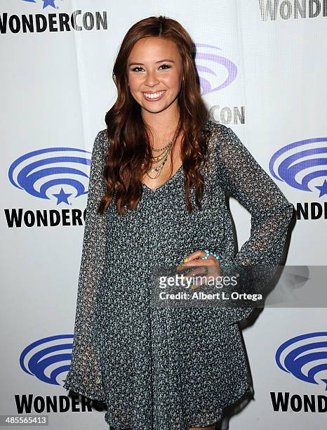 Actress Malese Jow attends WonderCon Anaheim 2014 - Day 1 held at the Anaheim Convention Center on April 18, 2014 in Anaheim, California.
