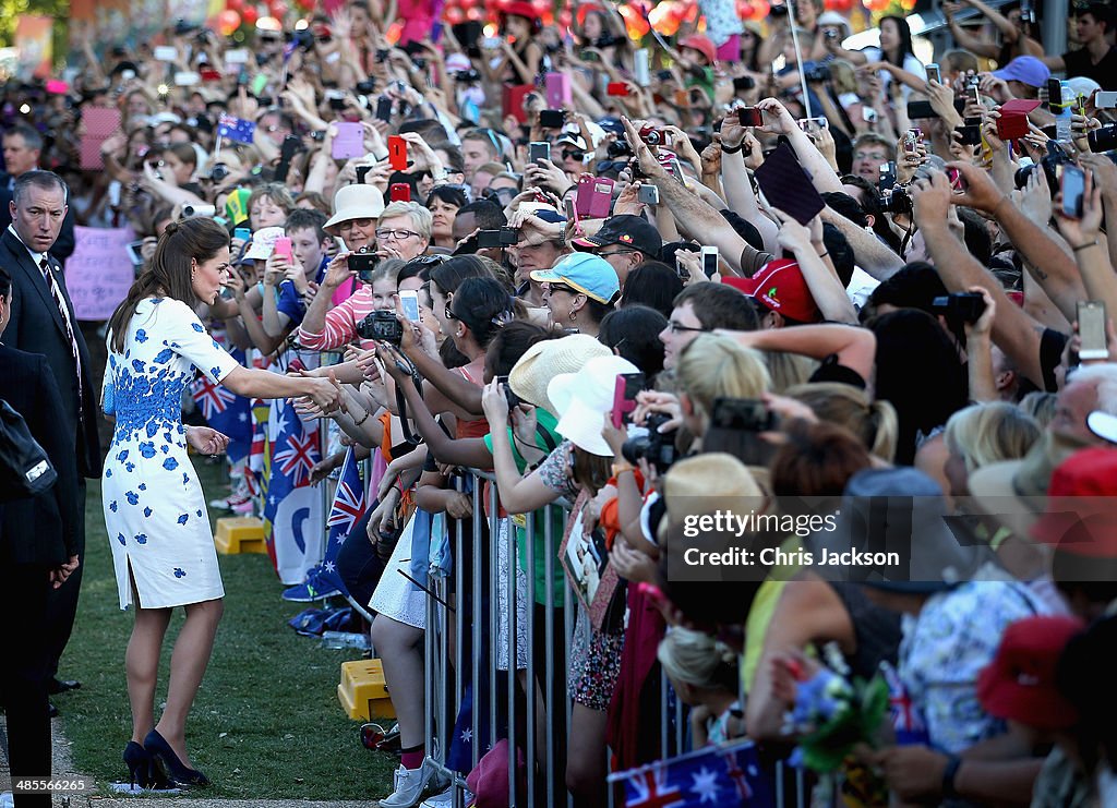 The Duke And Duchess Of Cambridge Tour Australia And New Zealand - Day 13