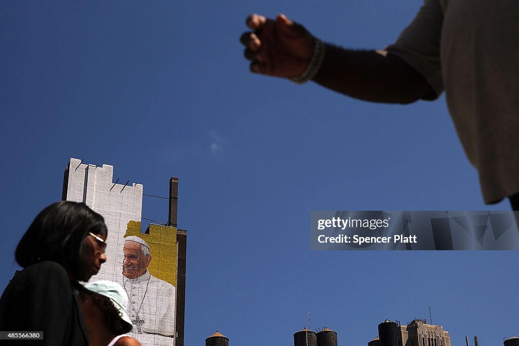 New York City Prepares For Papal Visit In September