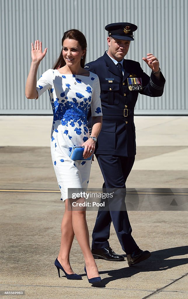 The Duke And Duchess Of Cambridge Tour Australia And New Zealand - Day 13