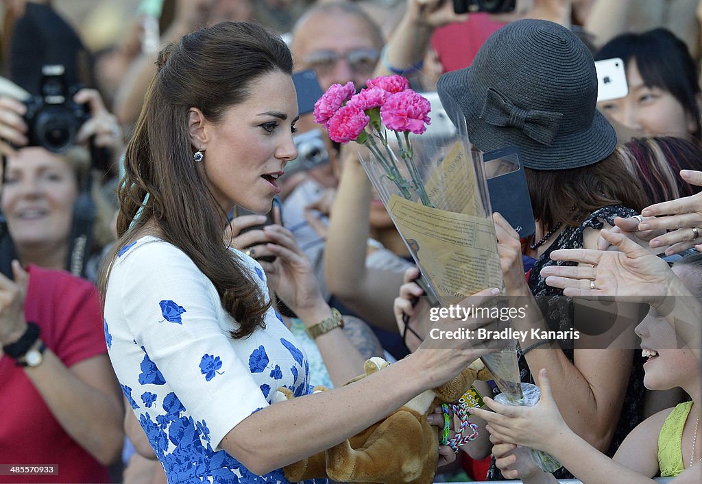 The Duke And Duchess Of Cambridge Tour Australia And New Zealand - Day 13