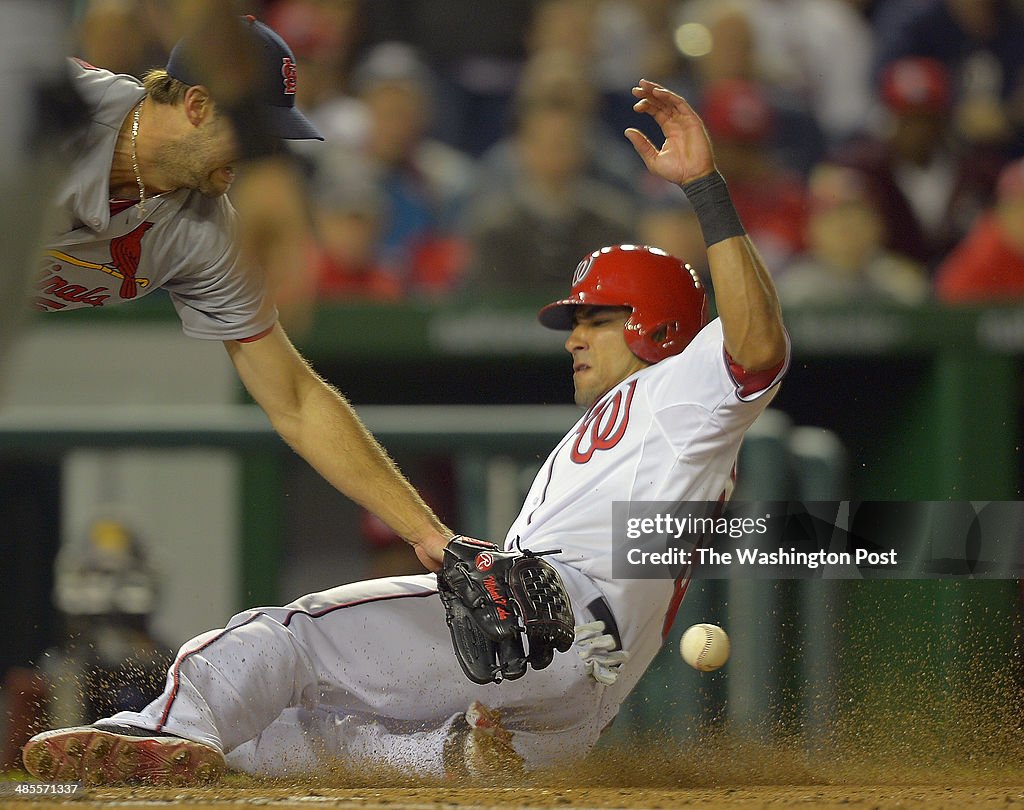 Washington Nationals play the St. Louis Cardinals