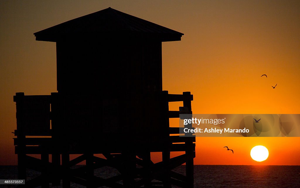 Beach sunset