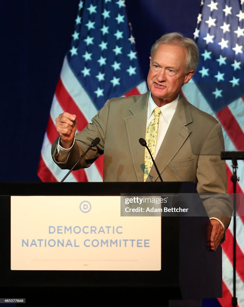 Democratic Presidential Candidates Speak At DNC Summer Meeting In Minneapolis