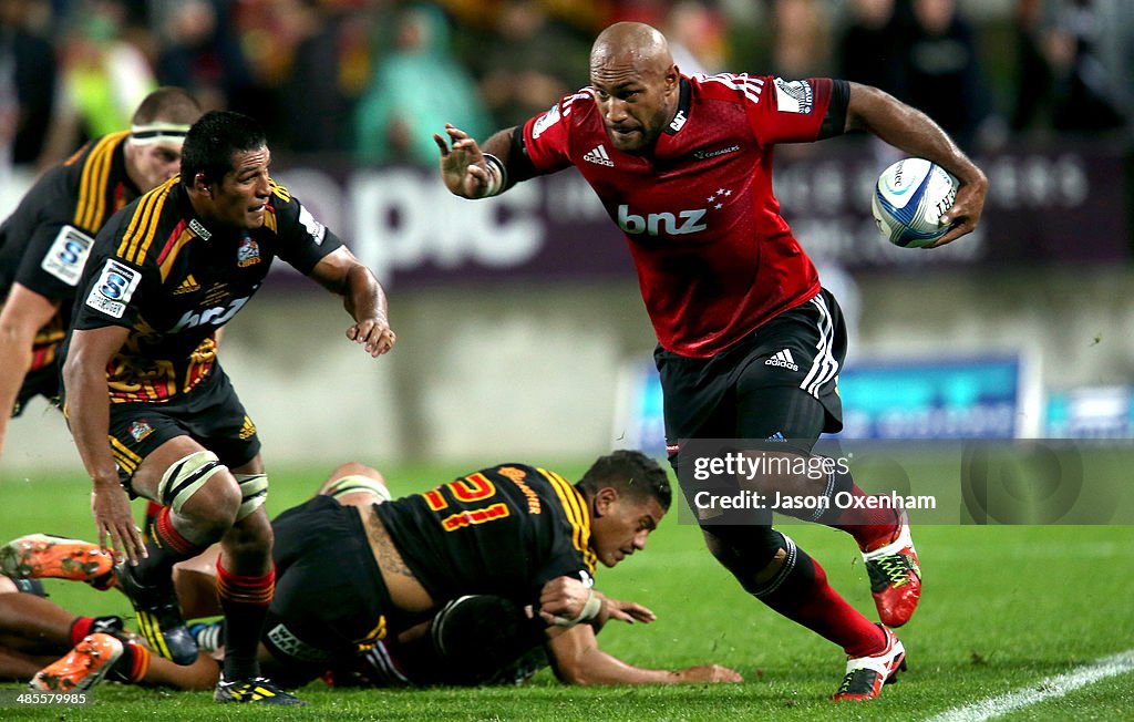 Super Rugby Rd 10 - Chiefs v Crusaders