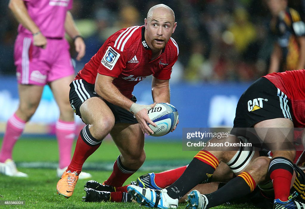 Super Rugby Rd 10 - Chiefs v Crusaders