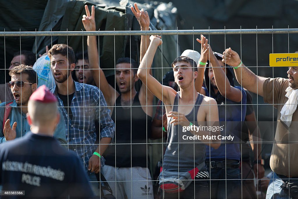 Record Number Of Migrants Flowing Into Hungary Across Its Borders With Serbia