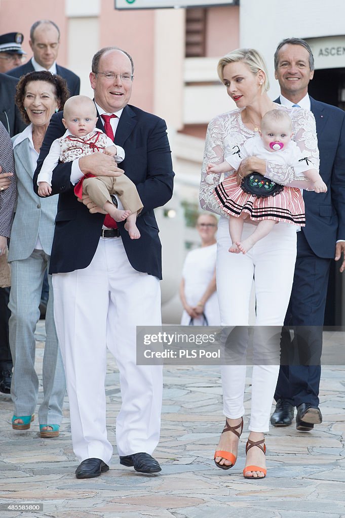 Prince Albert II and Princess Charlene Of Monaco Attend Traditional'Pique Nique Monegasque'