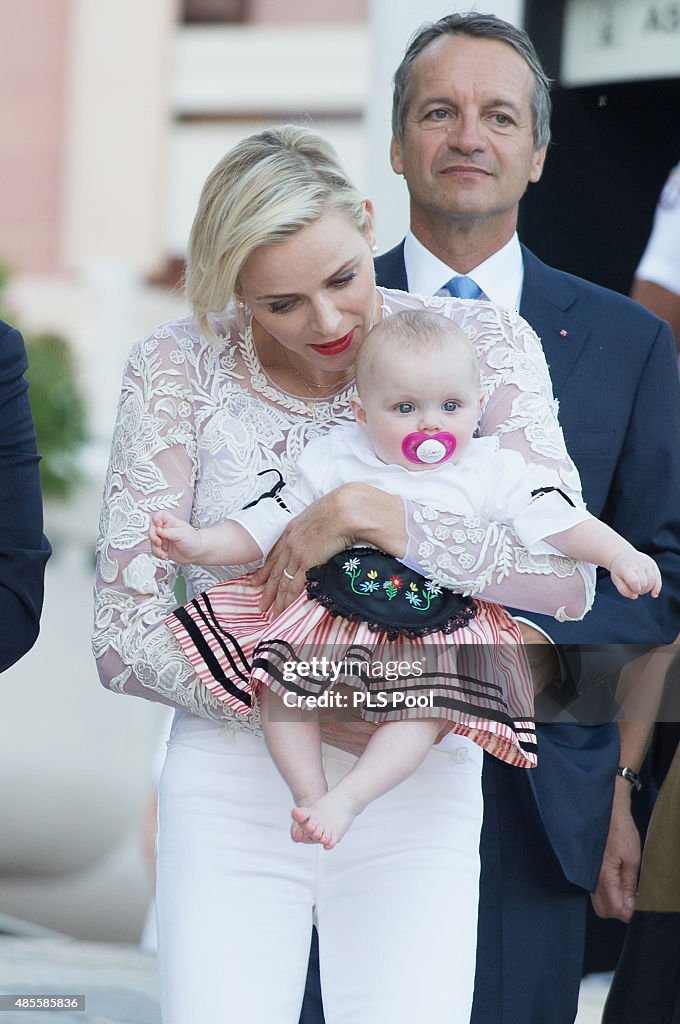 Prince Albert II and Princess Charlene Of Monaco Attend Traditional'Pique Nique Monegasque'