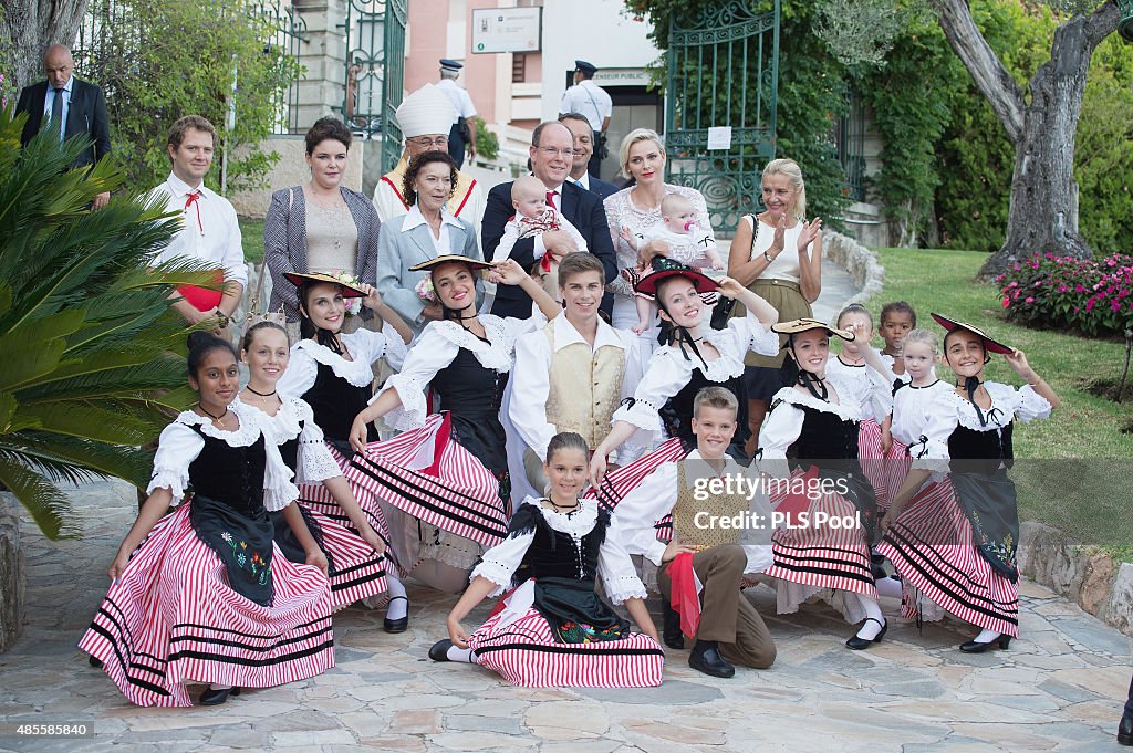 Prince Albert II and Princess Charlene Of Monaco Attend Traditional'Pique Nique Monegasque'