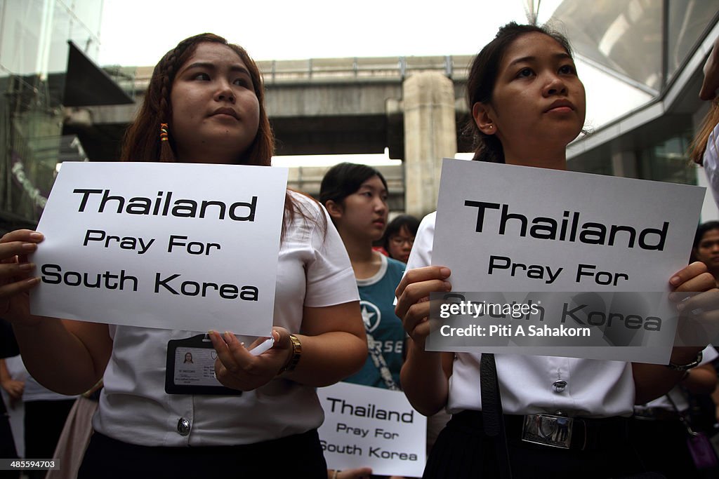 Thai Support for South Korean Ferry Victims