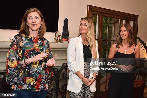 Dana Bloom, General Manager, KEEP Collective, Lauren Paul, Co-Founder Kind Campaign and Molly Thompson, Co-Founder Kind Campaign attend the KEEP...