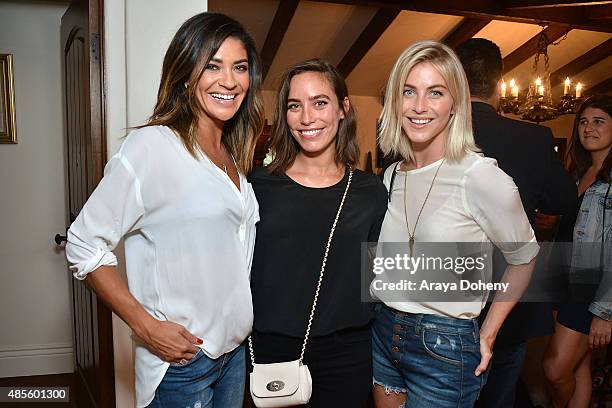 Jessica Szohr, guest and Julianne Hough attend the KEEP Collective Accessories Social To Benefit The Kind Campaign on August 25, 2015 in Los Angeles,...