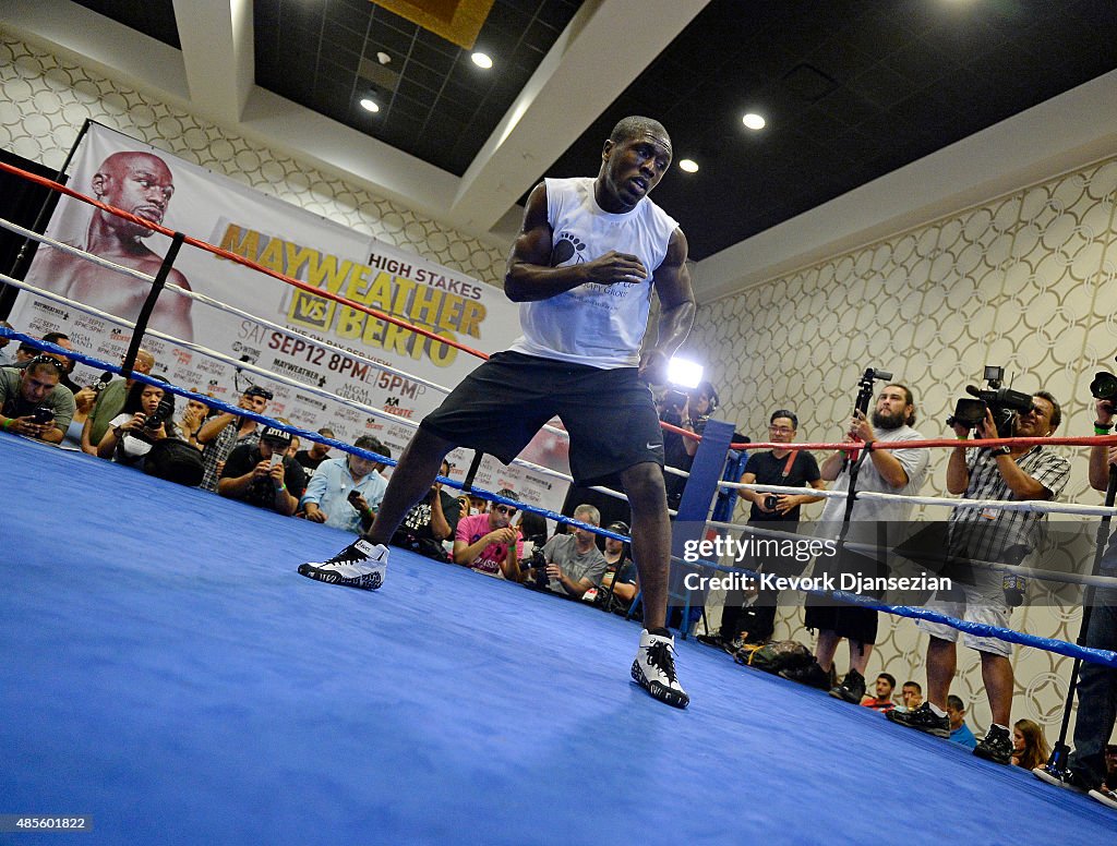 Andre Berto Media Workout