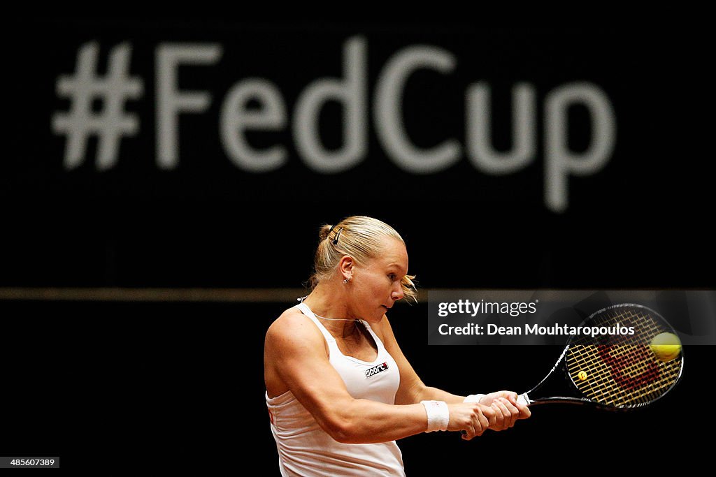 Netherlands v Japan - Fed Cup World Group II Play-off