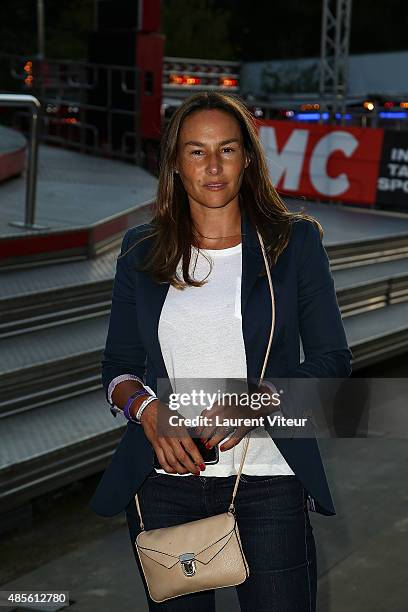 Actress Vanessa Demouy attends The 'Fete A Neu Neu' : Opening Night To Benefit Laurette Fugain Association At Bois de Boulogne on August 28, 2015 in...