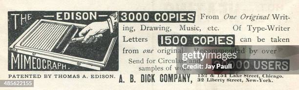 Edison Adding Machine 11 Edison Mimeograph Stock Photos, High-Res Pictures, and Images ...