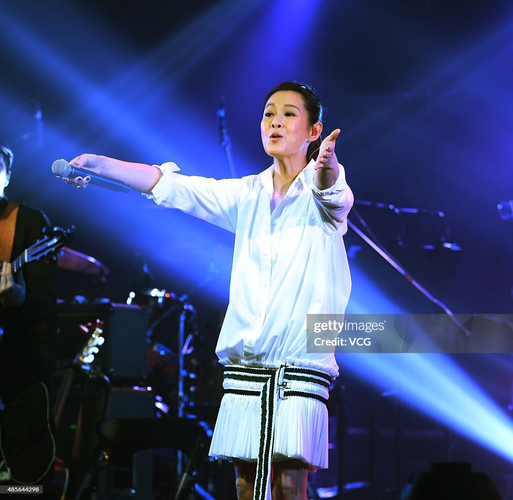 Rene Liu Rehearses Her World Tour Concert In Taipei