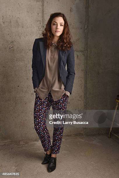 Actress Olivia Thirlby from "5 to 7" pose for the 2014 Tribeca Film Festival Getty Images Studio on April 19, 2014 in New York City.