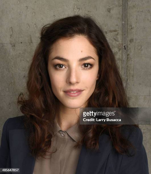 Actress Olivia Thirlby from "5 to 7" pose for the 2014 Tribeca Film Festival Getty Images Studio on April 19, 2014 in New York City.