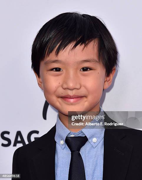 Actor Ian Chen attends a cocktail party celebrating dynamic and diverse nominees for the 67th Emmy Awards hosted by the Academy of Television Arts &...